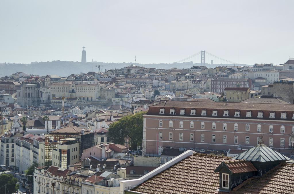 Vista Espetacular Baixa E Rio Appartement Lissabon Buitenkant foto